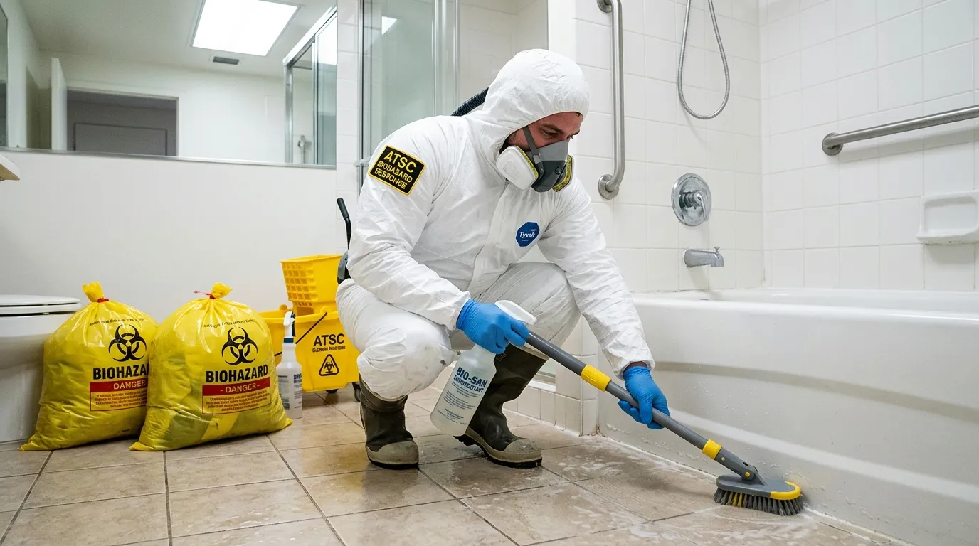 Decontamination equipment deployed for Blood Cleanup in Torrance